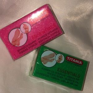 2 Pumice 🦶 Sponges 🧽